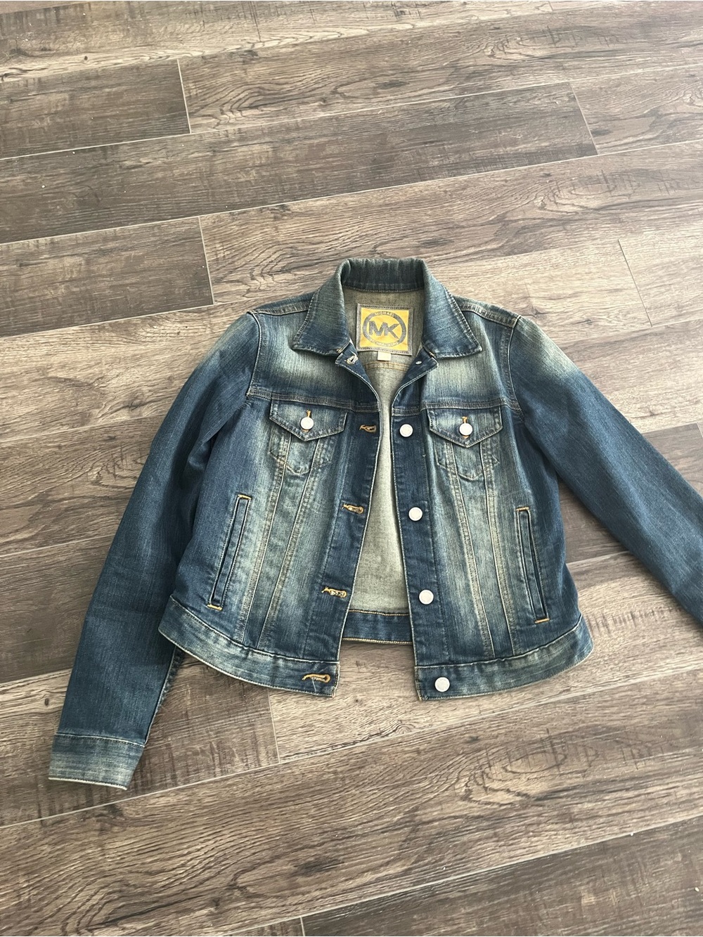Michael Kors Faded Blue Denim Jacket